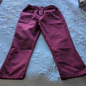 💲⬇️Kids Maroon/Red Pants With Back Pocket
